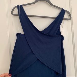 Blue Crop Top
